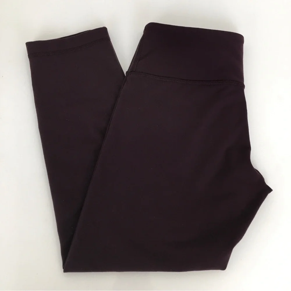 Lululemon Yoga Leggings Purple Cropped Women’s Size 6